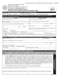 Blank 5017 Missouri Form