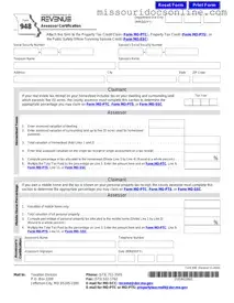 Blank 948 Missouri Form