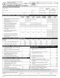 Blank Missouri 4757 Form