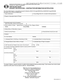 Blank Missouri Pw 2 Form